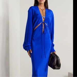 Triquetra Front Tie Shirt Dress